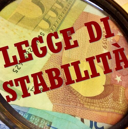 legge di stabilità